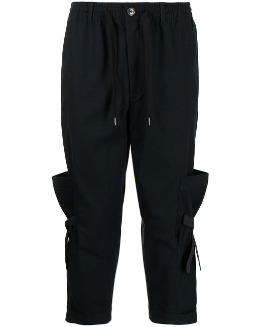 Ports V cropped drawstring trousers