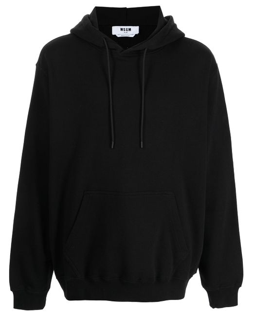 Msgm logo print hoodie