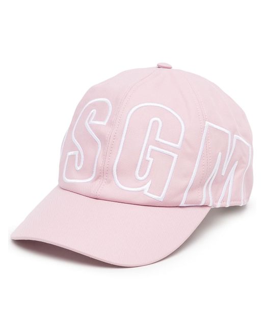 Msgm logo print baseball cap