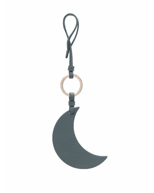Coccinelle half-moon leather keychain