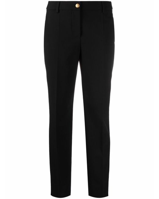 Boutique Moschino mid-rise slim-fit trousers
