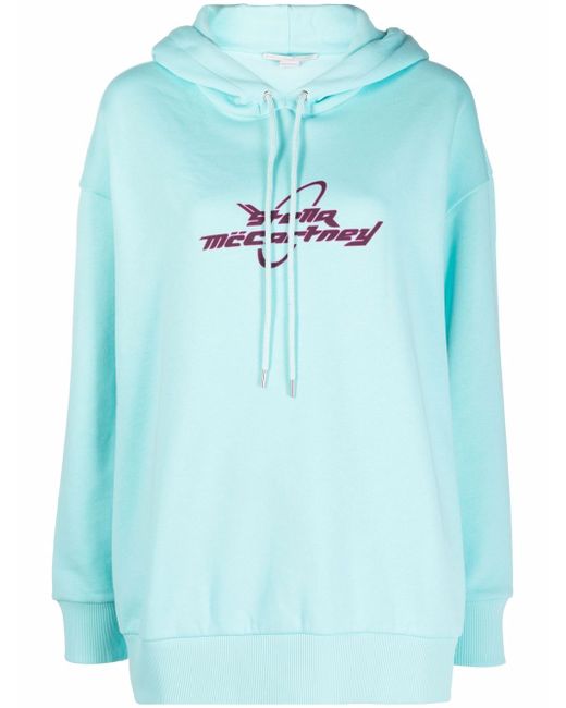 Stella McCartney logo-print long-sleeve hoodie