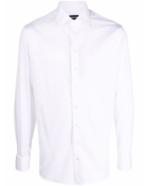 Giorgio Armani long-sleeve cotton shirt