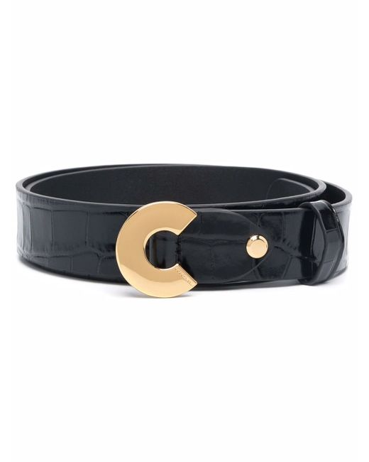 Coccinelle croc-effect leather belt