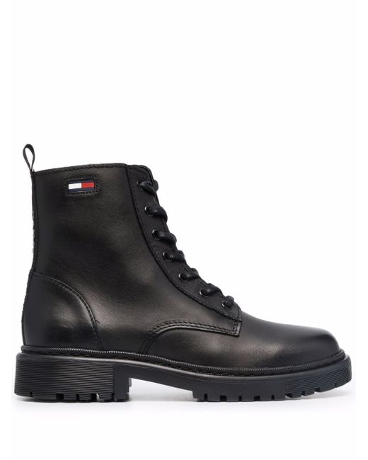 Tommy Jeans ankle leather boots
