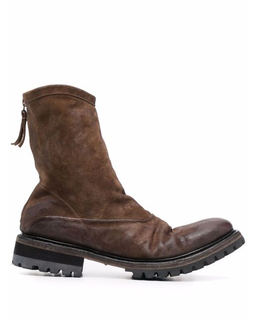 Premiata zip-up leather boots