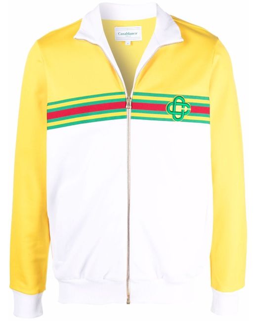 Casablanca colour-block zipped jacket