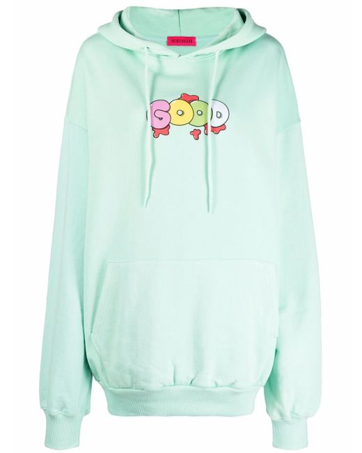 Ireneisgood oversized logo-print hoodie