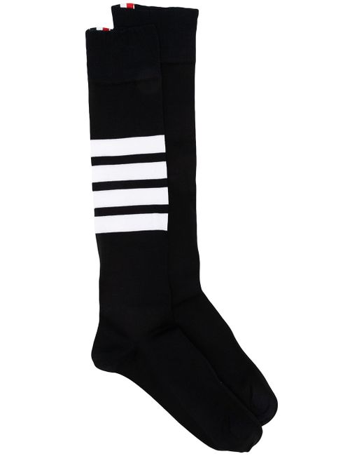 Thom Browne 4-Bar stripe cotton socks