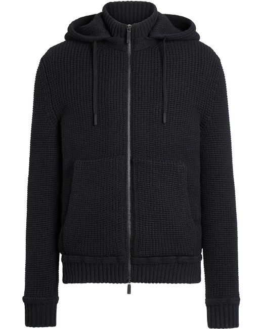 Ermenegildo Zegna knitted cashmere hoodie