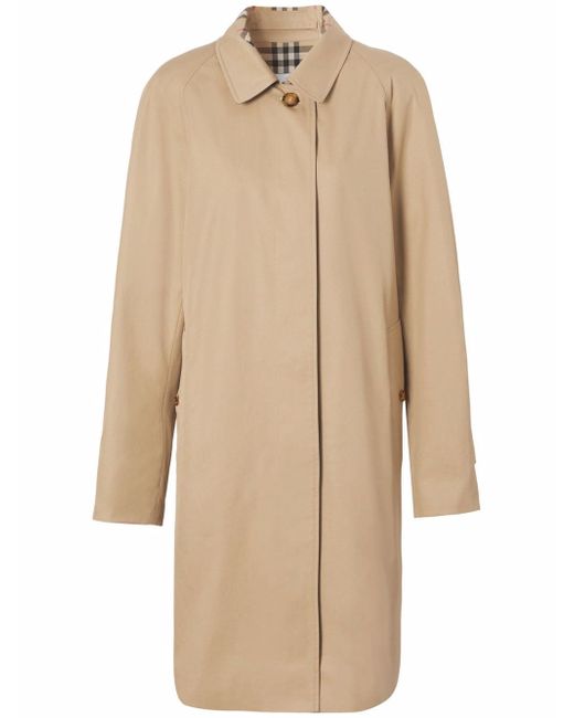 Burberry single-breasted car coat