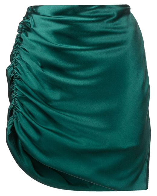 Michelle Mason silk symmetrical gathered skirt