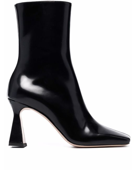 Wandler square-toe ankle boots