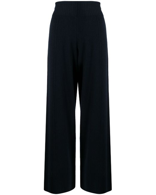 Pringle Of Scotland high-waist wide-leg knitted trousers