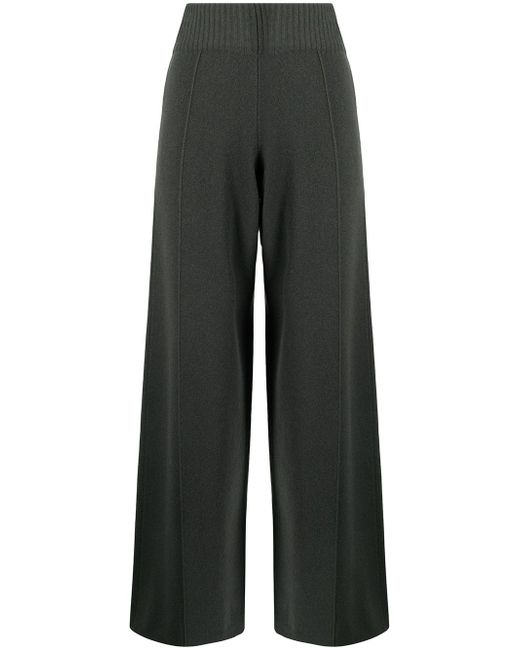 Pringle Of Scotland high-waist wide-leg knitted trousers