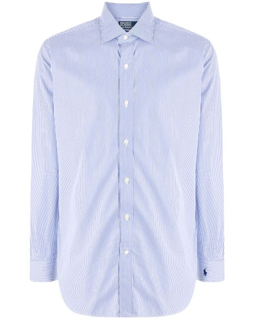 Polo Ralph Lauren long-sleeve pinstripe dress shirt