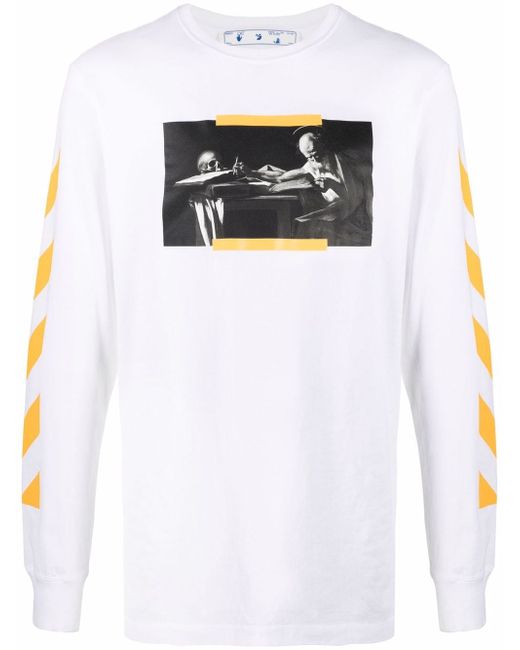 Off-White CARAV PAINTING L/S TEE MULTICOLOR