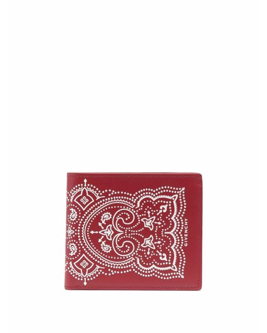 Givenchy bandana-print folding wallet