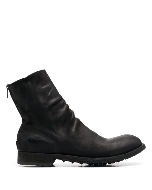 Officine Creative matte calf leather zip boots