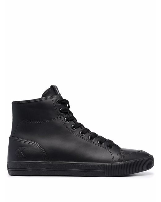 Calvin Klein lace-up hi-top sneakers