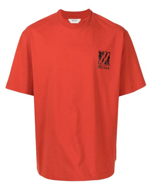 Ermenegildo Zegna logo print T-shirt