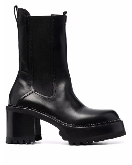 Premiata chunky-sole slip-on boots