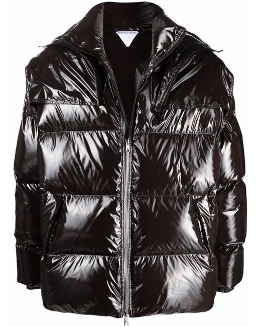 Bottega Veneta padded zip-up coat