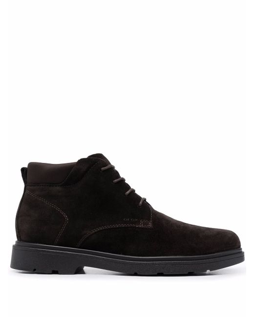 Geox lace-up suede ankle boots