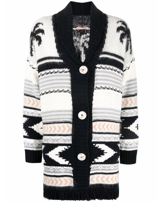 Twin-Set patterned button-up cardigan