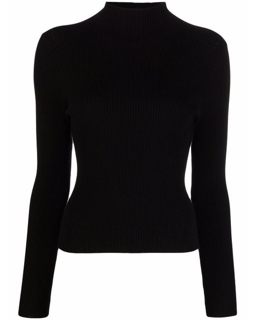 Wandering cut out ribbed jumper