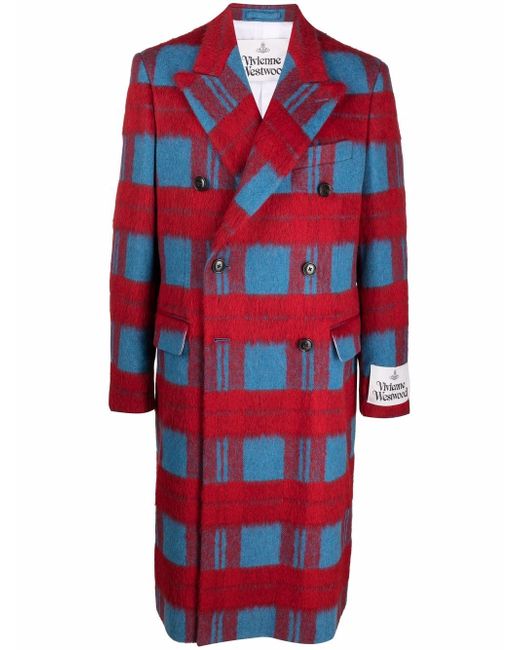 Vivienne Westwood check double-breasted coat