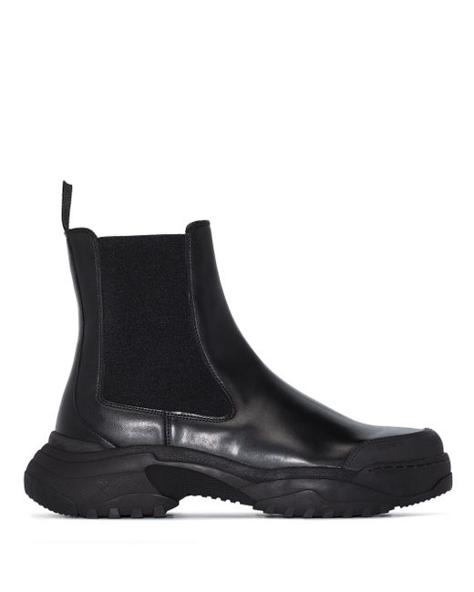 GmBH faux-leather Chelsea boots