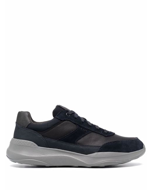 Geox low-top leather sneakers