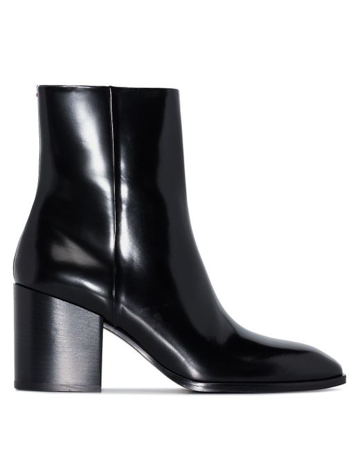 Aeyde Leandra 75mm leather ankle boots