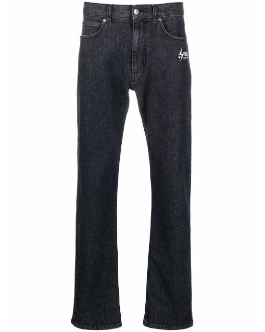 Stella McCartney straight-leg logo-print jeans