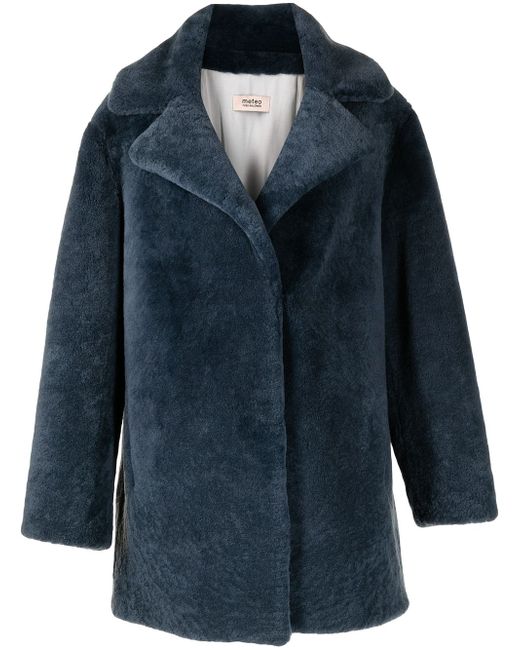 Yves Salomon Meteo double-breasted faux-fur coat