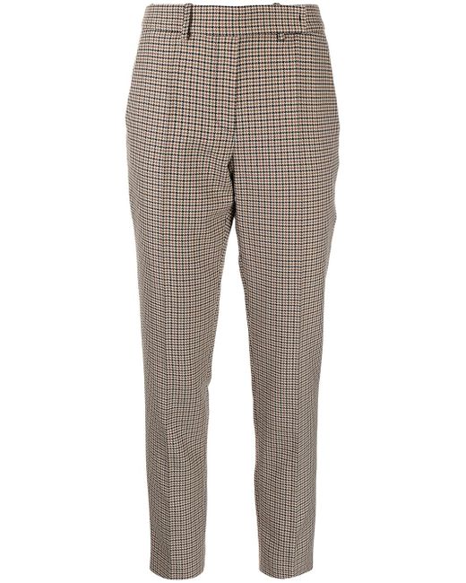 Paule Ka houndstooth-check tailored trousers