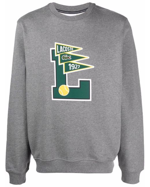 Lacoste logo-print cotton sweatshirt