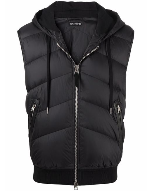 Tom Ford quilted zipped-up gilet