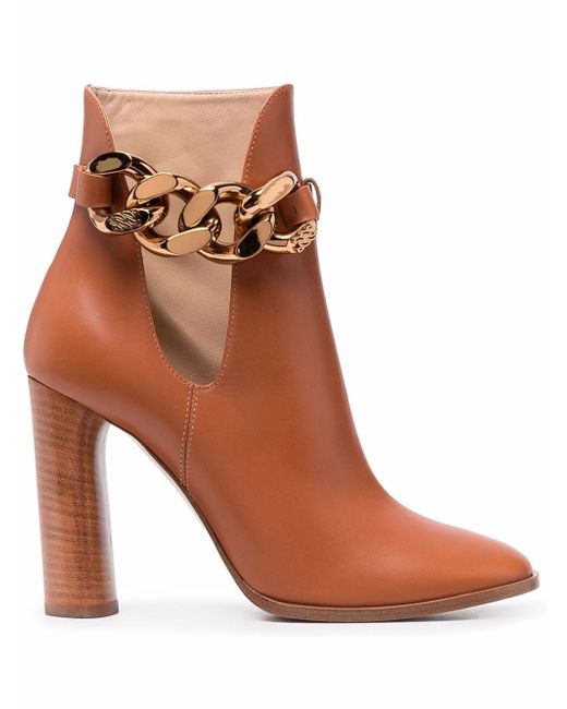 Casadei 110mm Margot leather boots