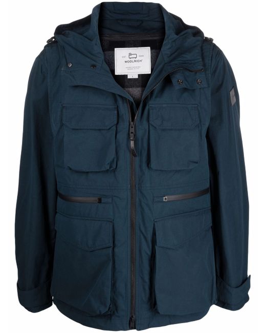 Woolrich zip-up hooded jacket