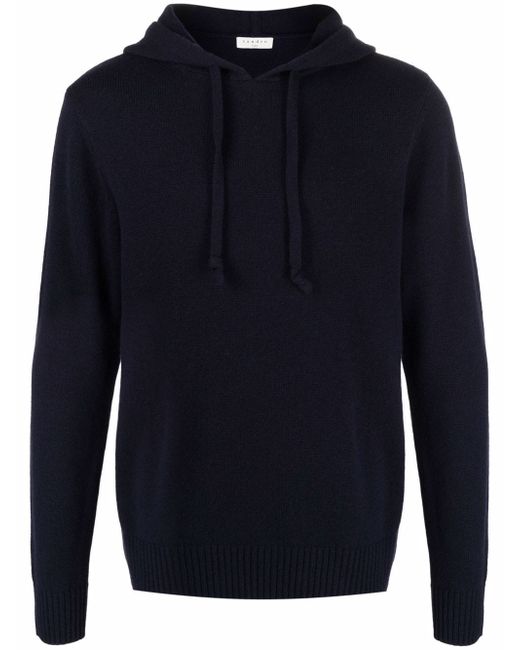 Sandro knitted long-sleeve hoodie