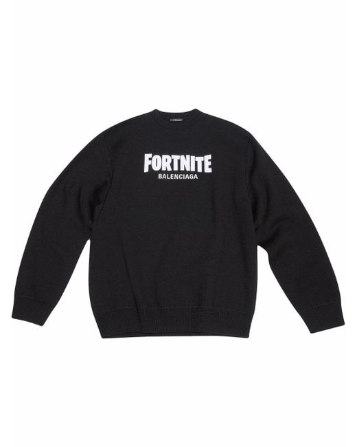 Balenciaga Fortnite logo sweatshirt
