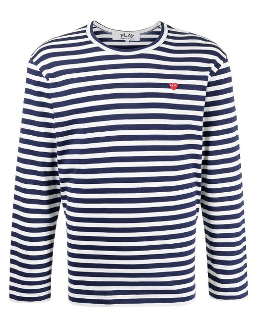 Comme Des Garçons Play striped long-sleeve T-shirt