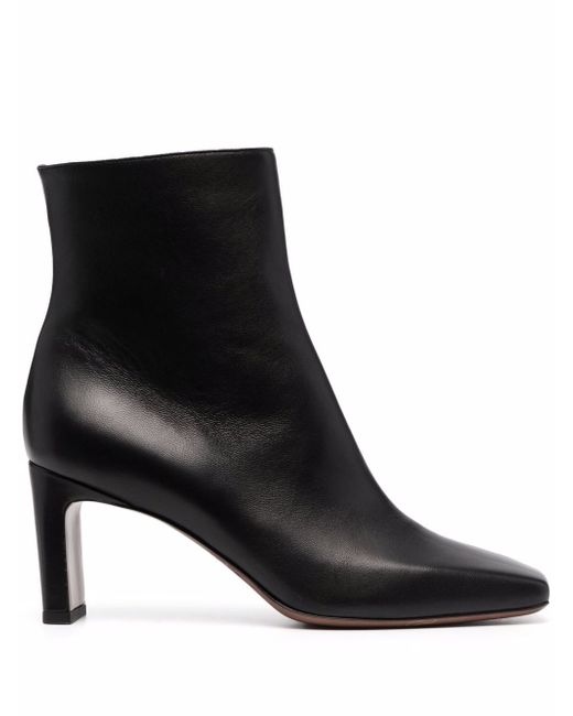 L' Autre Chose square toe leather ankle boots