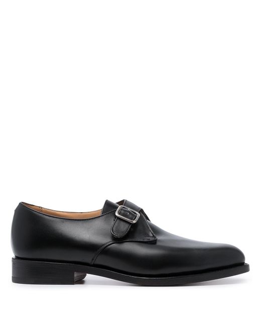 Tricker'S leather buckle loafers