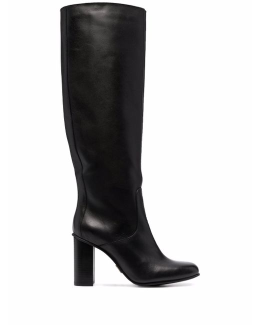 Tommy Hilfiger high-heel spare-toe boots