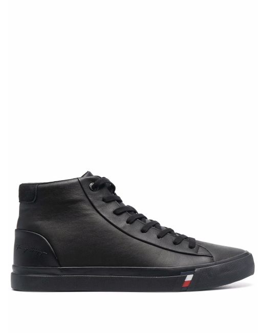 Tommy Hilfiger lace-up high top sneakers