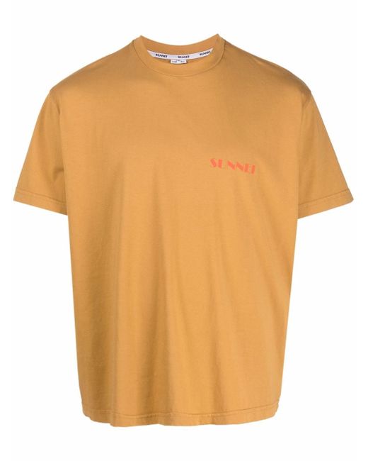 Sunnei logo-print round neck T-shirt