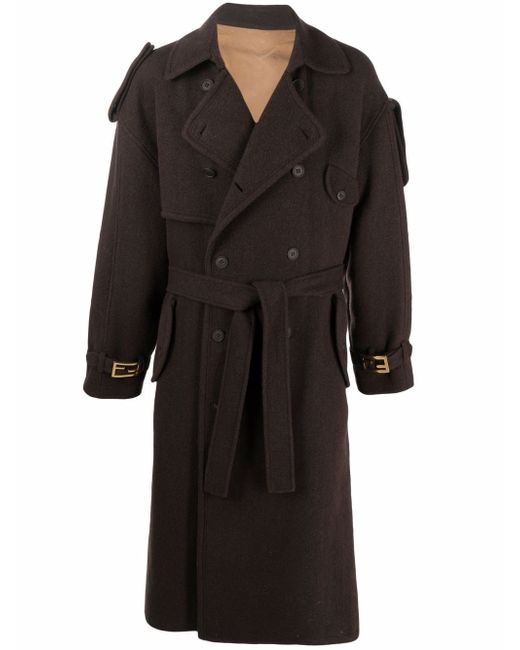 Fendi double-breasted trench coat